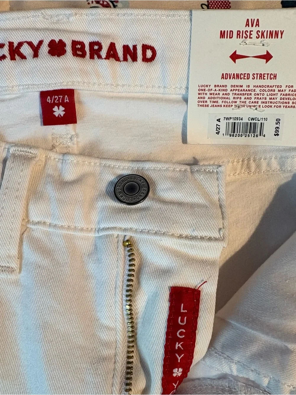 Lucky Brand White Chino Pants